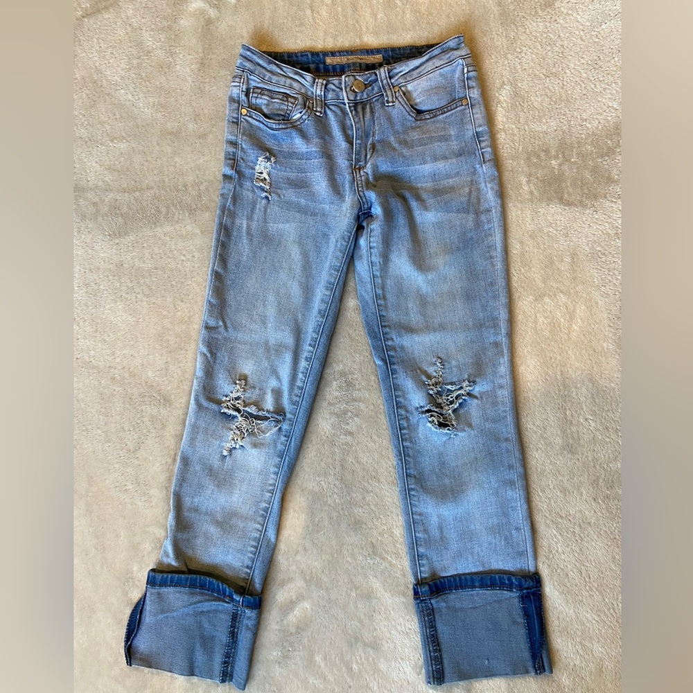 Joe’s Jeans mid-rise cropped skinny Girls’ size 14